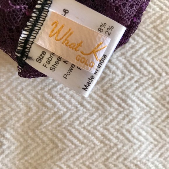 NWOT What Katie Did Gold Label Lace Knicker - Picture 4 of 6